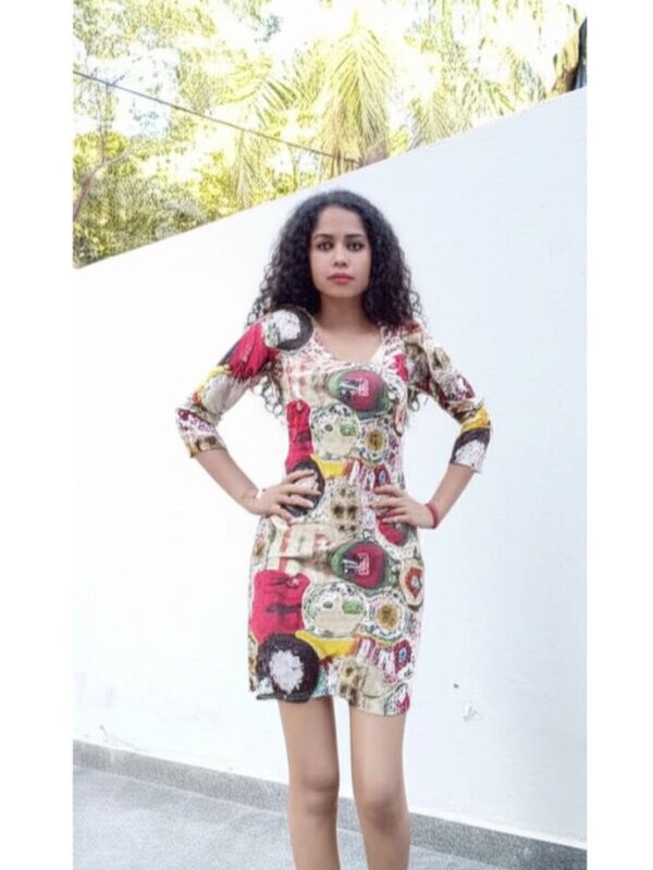 A-line Straight Dress - Image 2