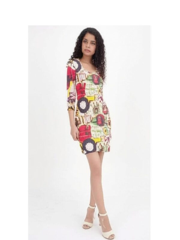 A-line Straight Dress - Image 3